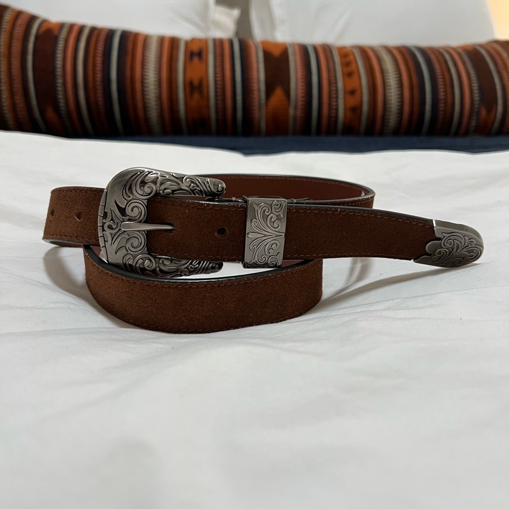 Lucky Brand Western Leather Belt